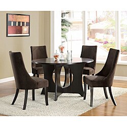 Dark Espresso Veneer Top Dining Table