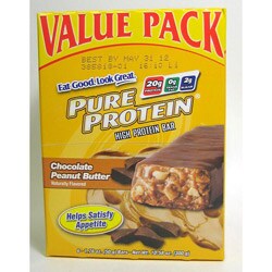 Pure Protein High Protein Bar Chocolate Peanut Butter (Pack of 36)