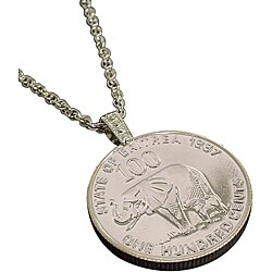 American Coin Treasures Lucky Elephant Coin Pendant