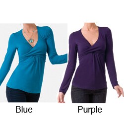 Elegant Women's V-neck Blouse