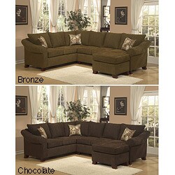 Brooke Chenille Fabric Sectional