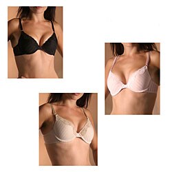 Biatta Women's Shadow Stripe Full-cup Bra (Set of 3)