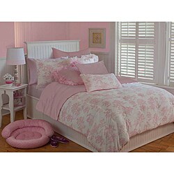 Microplush Vintage Toile Twin-size 2-piece Comforter Set
