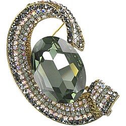 Cano Stylish Antique Goldplated Stones Brooch