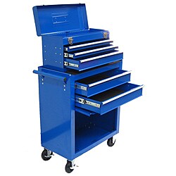 Excel 24-inch Chest and Roller Cabinet Combination with Five All Bearing Slide Drawers
