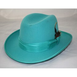Ferrecci Men's Emerald Wool Godfather Hat