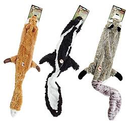 3 Feet - Jumbo Skinneeez Forrest Critters Pet Toys (Set of 3)