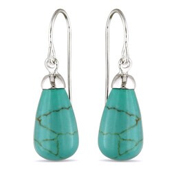 Sterling Silver Turquoise Dangle Earrings