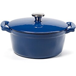 Sabatier Blue 3.5-Quart Cast Iron Dutch Oven