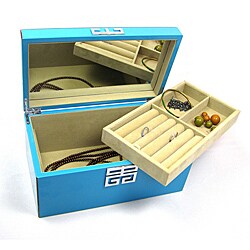 Seya Blue High Gloss Jewelry Box