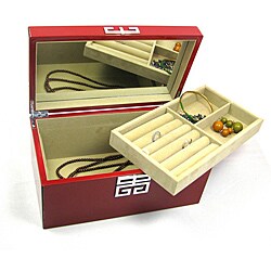 Seya Red High Gloss Jewelry Box