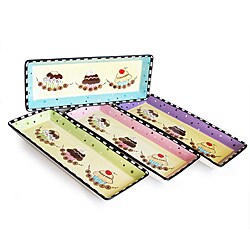 AMERICAN ATELIER CONFECTIONS 4 ASSORTED TRAYS RECT. , Set 4