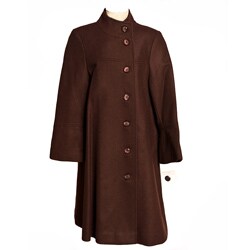 Trilogi Collection Big Girl's Asymmetrical Button Coat