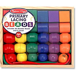 Melissa & Doug Primary Lacing Beads Set