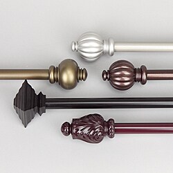 Classic 84 to 120-inch Adjustable Curtain Rod Set