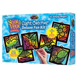 Melissa & Doug Deluxe Light Catcher Scratch Art Set