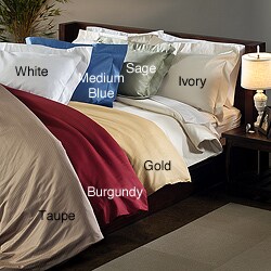 Egyptian Cotton 1000 Thread Count Striped Full/Queen Duvet Cover Set