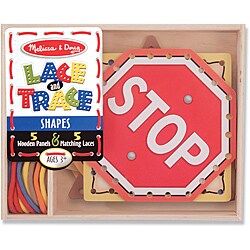 Melissa & Doug Lace and Trace Shapes Play Set