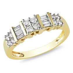 14k Yellow Gold 1/2ct TDW Diamond Ring (G-H, I2-I3)
