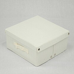 Natural Fabric Storage Box 