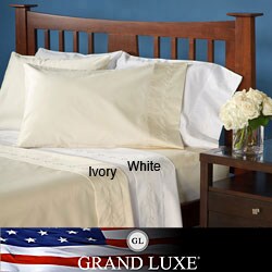 Grand Luxe Egyptian Cotton 1200 Thread Count Chain Full-size Sheet Set