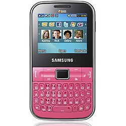 Samsung Ch@t 322 GSM Unlocked Pink Cell Phone