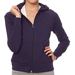 American Apparel Unisex Navy California Fleece Zip Hoodie (Extra Small)