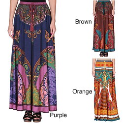 Tabeez Ethnic Print Maxi Skirt