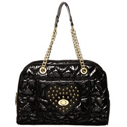 Betseyville By Betsey Johnson 'Be Mine' Black Satchel Handbag