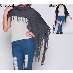 Elan Women's Fringed Shawl