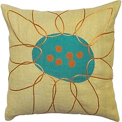 Rockhampton Yellow/ Blue Down Decorative Pillow