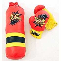 Defender Kid's 8oz. Gloves and Mini Punching Bag Boxing Set