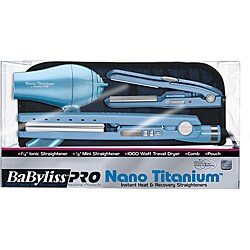 Babyliss Pro Nano Titanium 1.25-inch 5-piece Flat Iron Gift Set