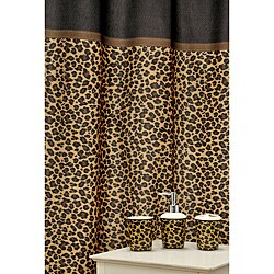  'Leopard Brown' 16-piece Ceramic Bath Accessory Set