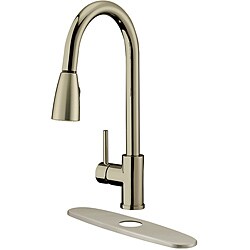 LessCare LK4B Brushed Nickel Finish Kitchen Faucet with Pull-out Head