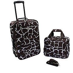Rockland 'Giraffe' Lightweight 2-Piece Carry-On Luggage Set