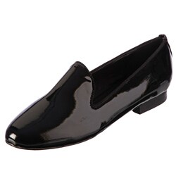 Kelsi Dagger Women's 'Frances' Black Smoking Flats