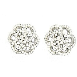 D'sire 18k White Gold 3/5ct TDW Diamond Earrings (G-H, VS1-VS2)