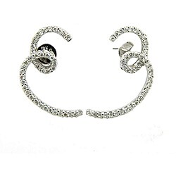 D'sire 18k White Gold 1/2ct TDW Diamond Earrings (G-H, VS1-VS2)