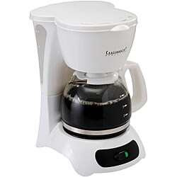 Continental Electric 4-Cup White Coffee Maker