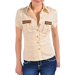 Stanzino Women's Casual Beige Top