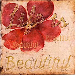 Fabrice de Villeneuve 'Life is Beautiful' Canvas Art