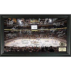 Highland Mint Boston Bruins Rink Signature Framed Photo 