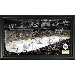 Highland Mint Toronto Maple Leafs Rink Team Autographed Framed Photo