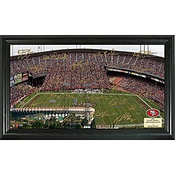 Highland Mint San Francisco 49ers Signature Gridiron Collection Framed Photo