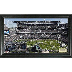 Highland Mint Philadelphia Eagles Signature Gridiron Collection Framed Photo