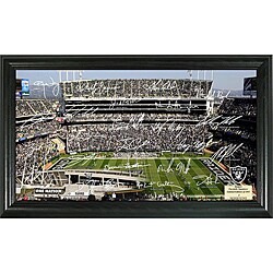 Highland Mint Oakland Raiders Signature Gridiron Collection Framed Photo