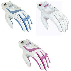 Precept Women's Synthetic Leather Golf Gloves (Pack of 3)
