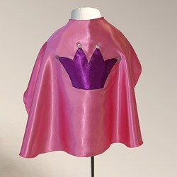Power Capes Bubble Gum and Orchid Crown Superhero Cape