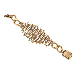 BCBG Goldtone Flex Chain Fashion Bracelet